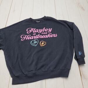 Pacsun X Playboy Heartbreakers pullover long sleeve candy hearts